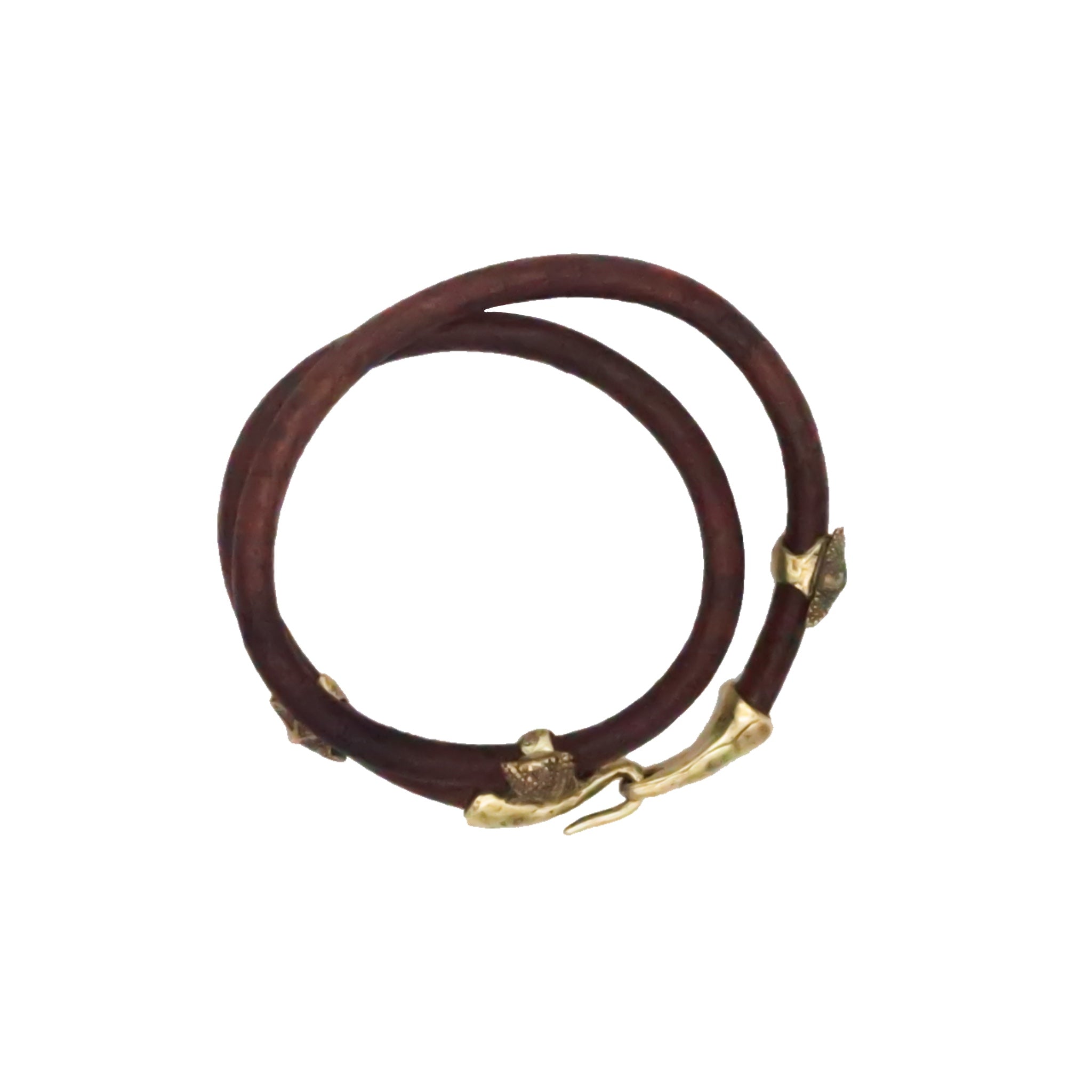 Starfish Leather Wrap Bracelet