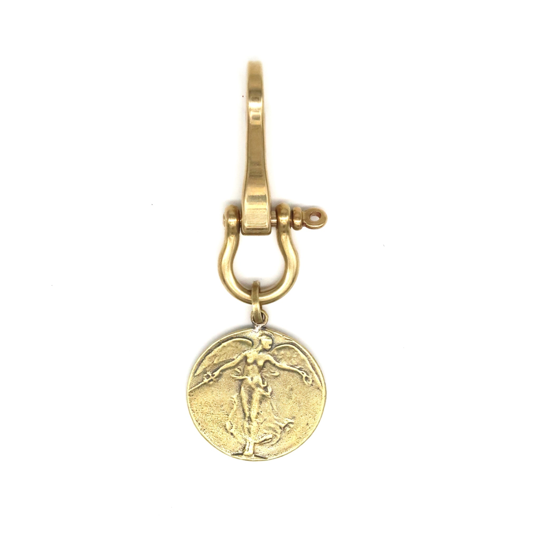 Victory Angel Coin Keychain / Bag charm