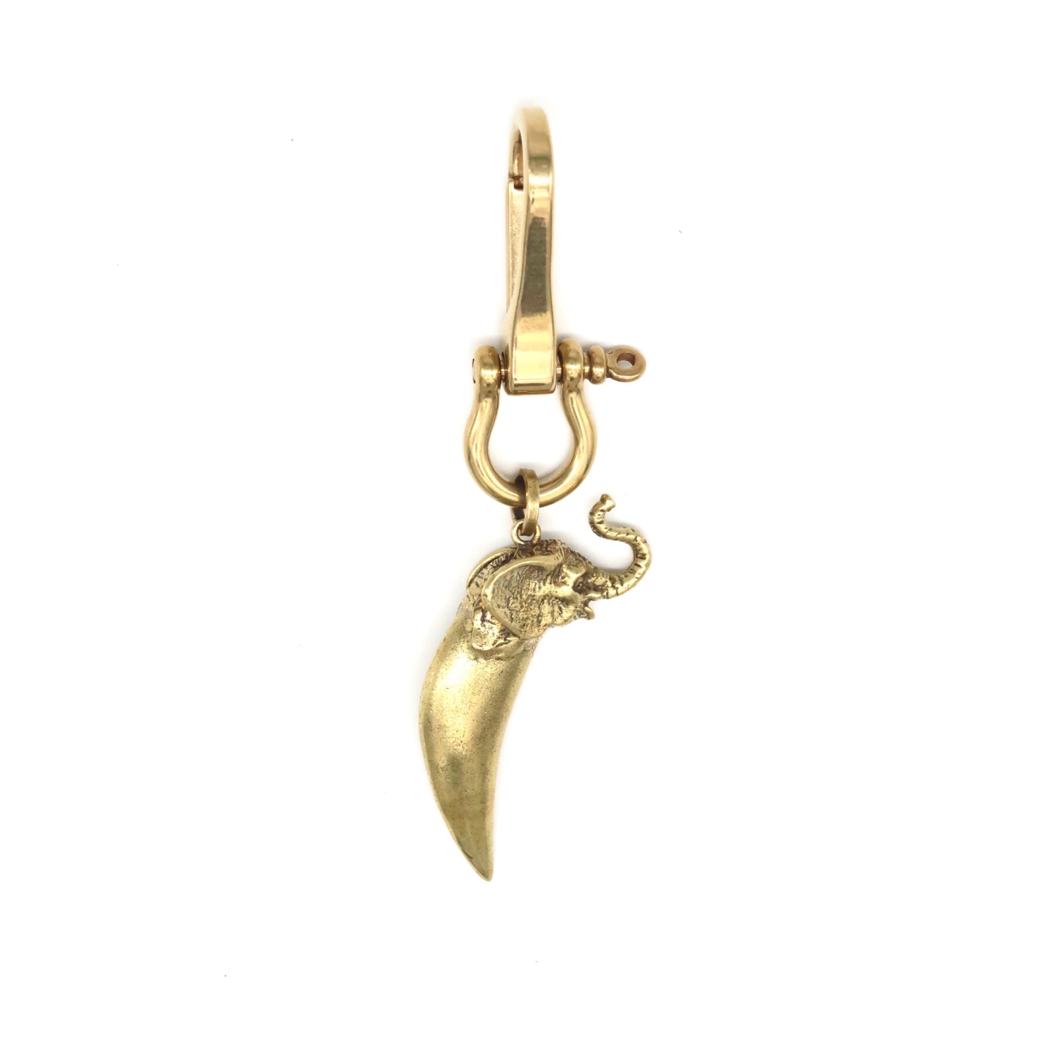 Lucky Elephant Tooth Keychain / Bag charm