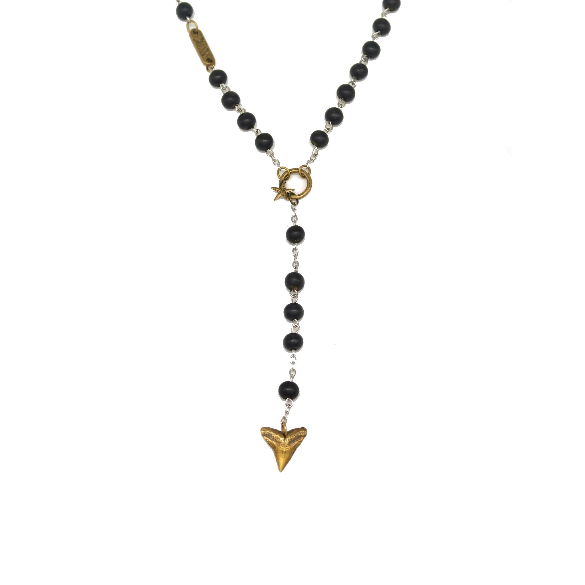 Tiny Shark Tooth Rosary