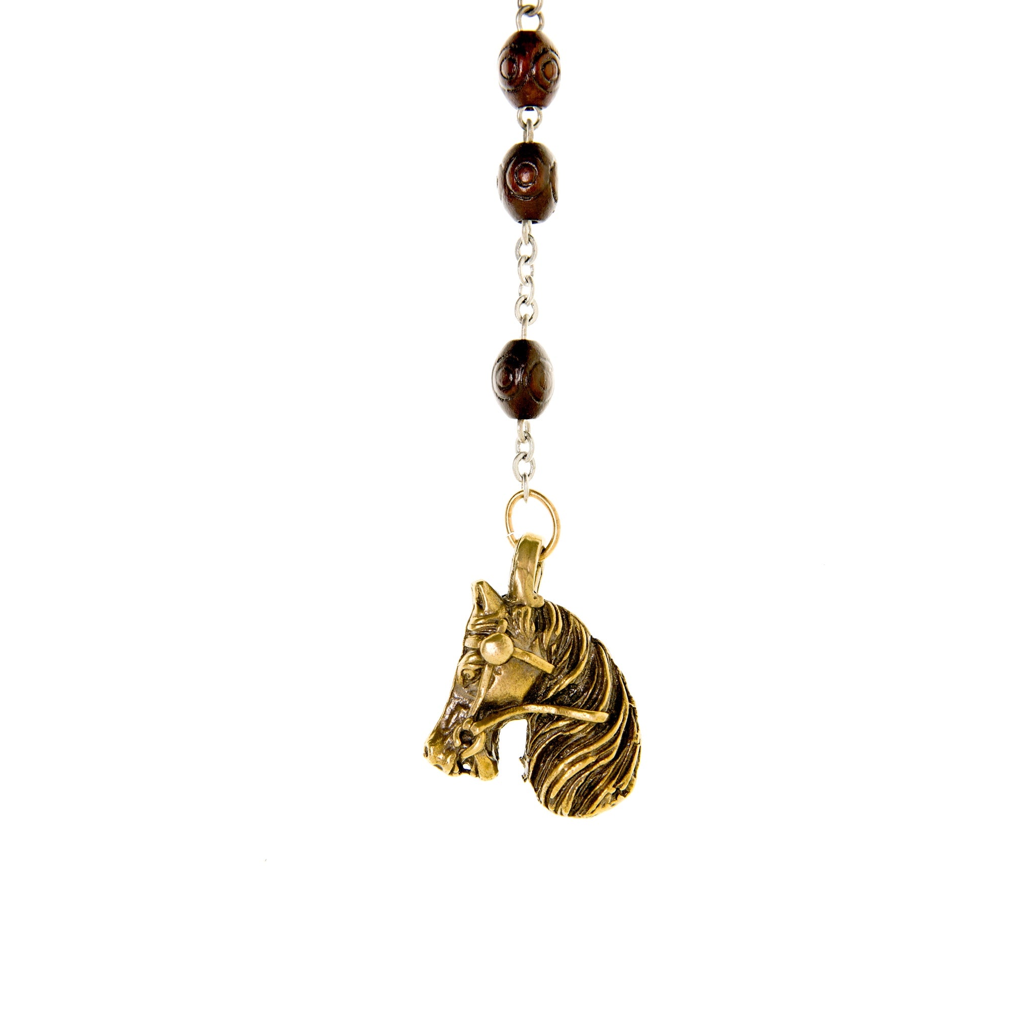 Horse Rosary Necklace