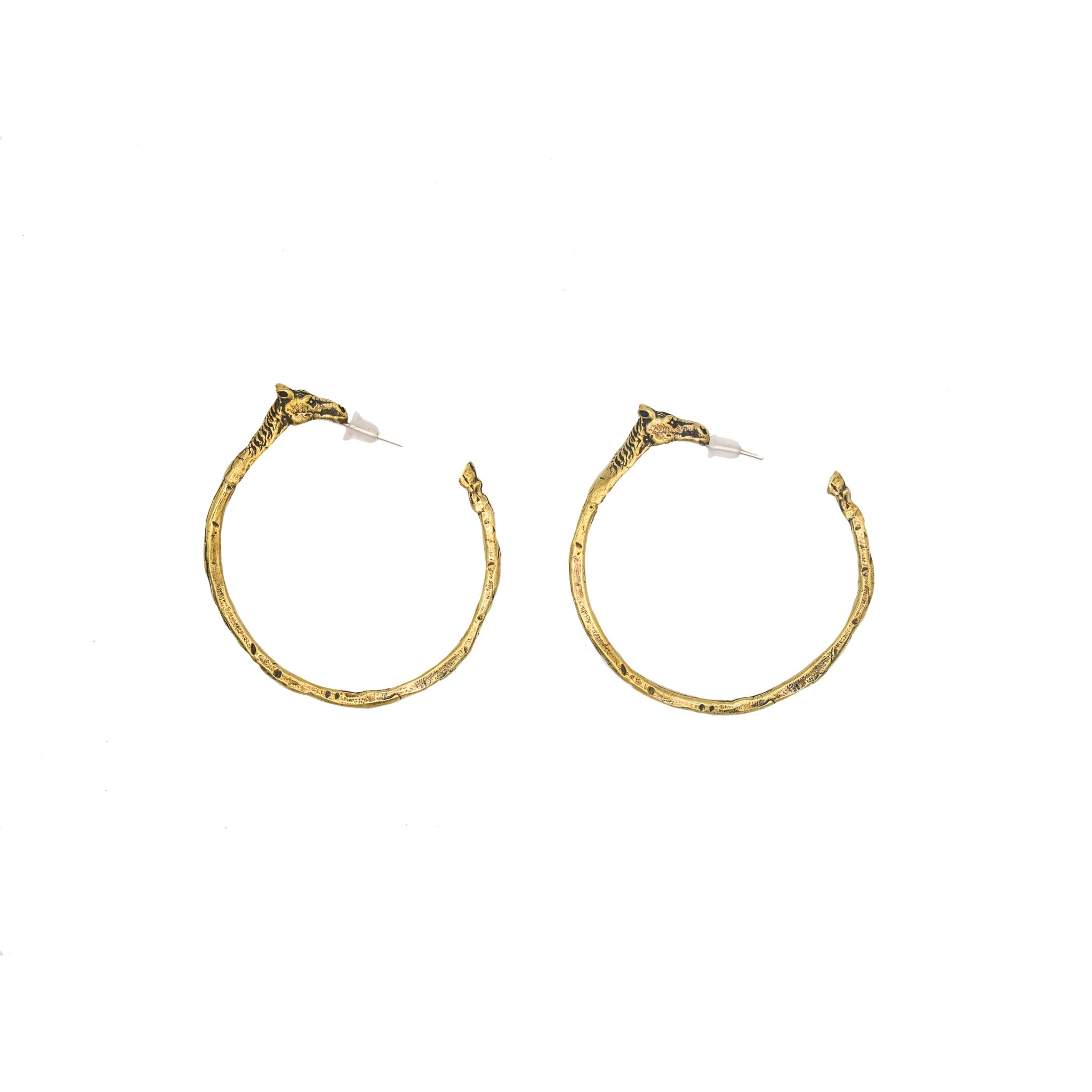 Horse & Hoof Hoop Earrings