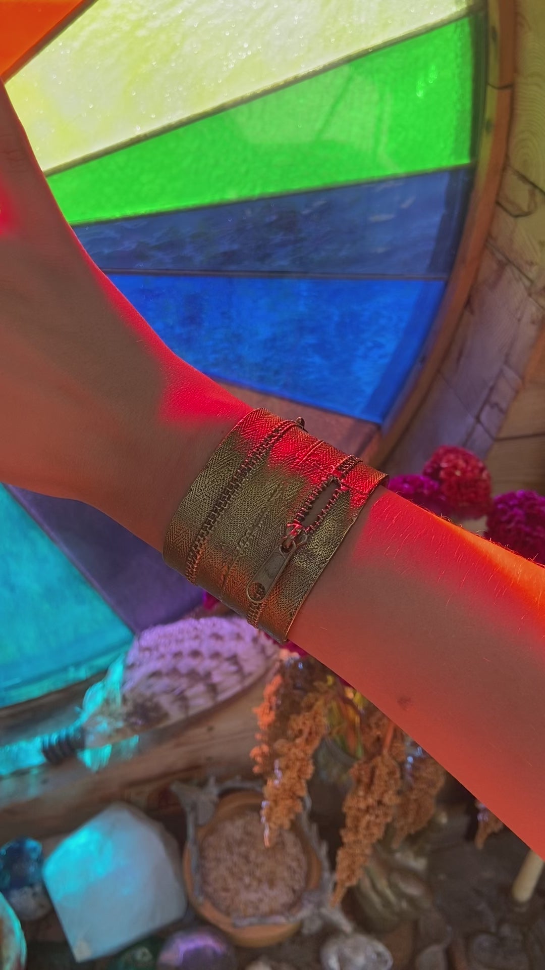 Large Zipper Cuff