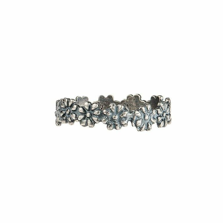 Sterling Silver Daisy Band