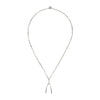 Image of Silver Wishbone Necklace