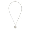 Image of Silver Double Sided Zodiac Coin Necklace