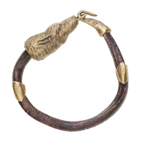 Viking Bracelet, Dragon Head, Wolf Head, Viking Arm Ring