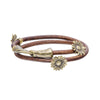 Image of Sunflower Leather Bracelet