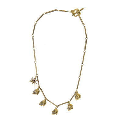Spider & Skulls Necklace