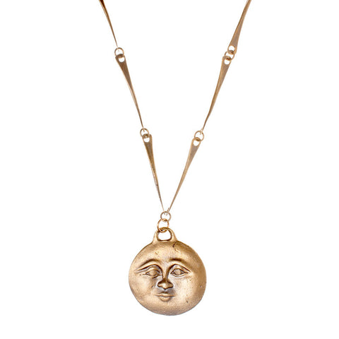 Sun and Moon Coin Necklace