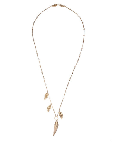 Wolf, Raven & Bear Claw Necklace