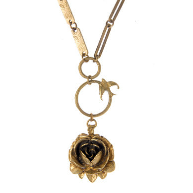 Single Rose Necklace