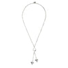 Image of Silver Shark Teeth & Vintage Chain Lariat