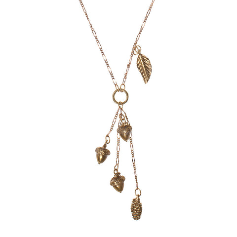 Tiny Acorn Necklace