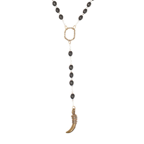 Wrap Claw Rosary Necklace