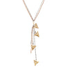 Image of Shark Teeth & Vintage Chain Lariat