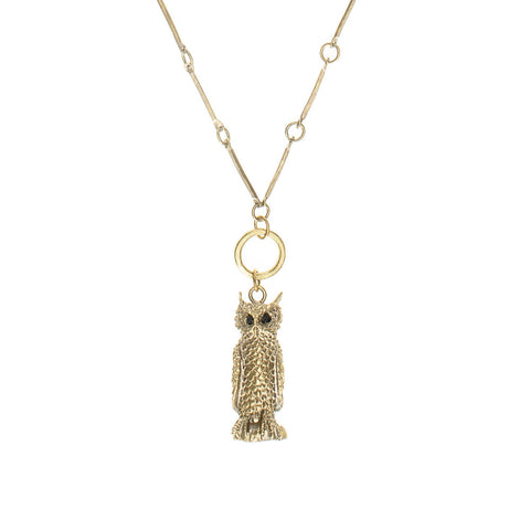 Standing Owl Necklace