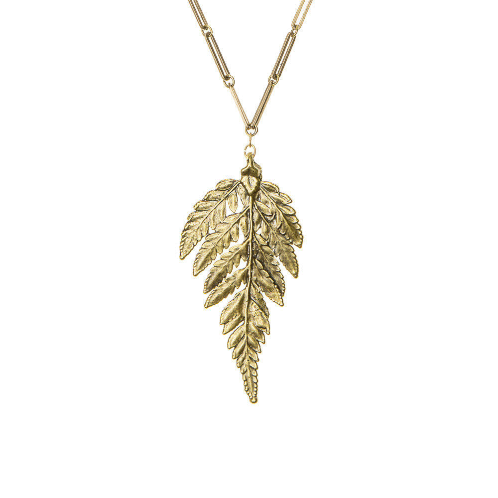 Large Fern Necklace