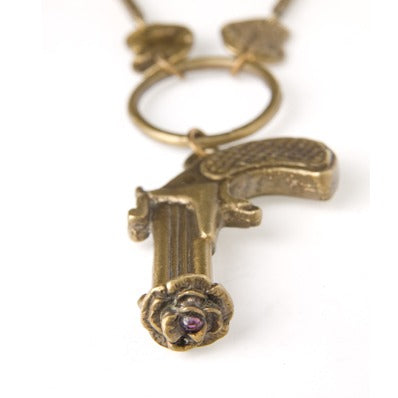 Peace Gun Necklace