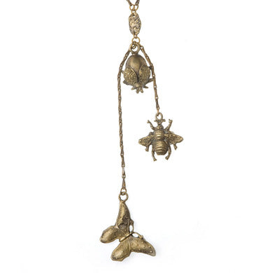 Butterfly, Bee & Ladybug Necklace