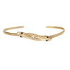 Image of Thin Double Serpent Bangle