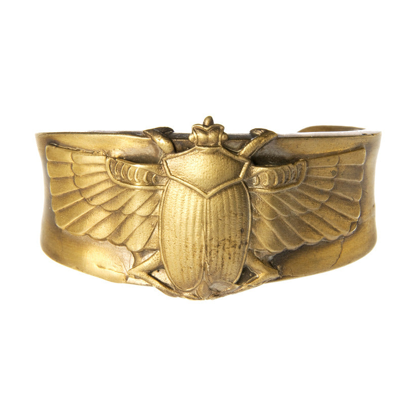 Deco Scarab Cuff
