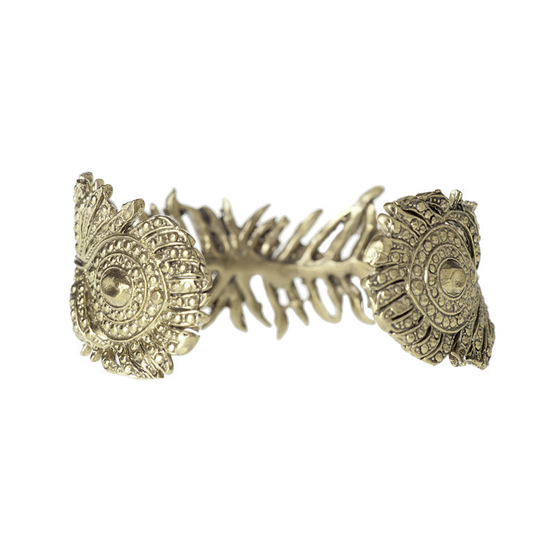 Peacock Feather Cuff