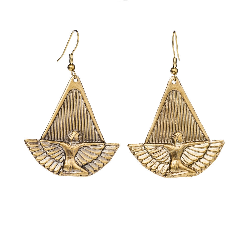 Egyptian Goddess Isis Earrings