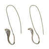 Image of Sterling Silver Cobra Earrings