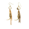 Image of Hawk Claw, Spider & Vintage Chain Earrings