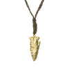 Image of Large Arrow on Braided Deer Leather