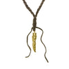 Image of Braided Deer Leather with Raven, Bear and Wolf Claw