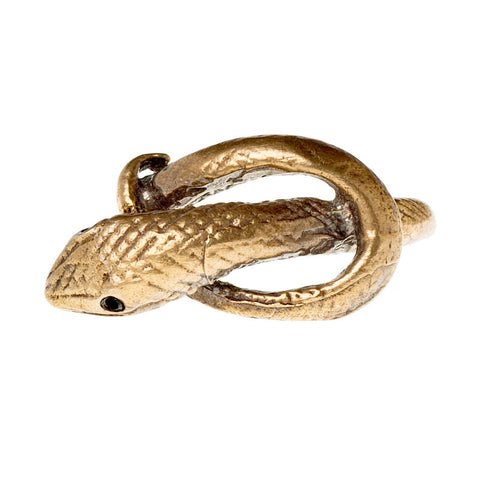 Snake with Wrapped Tail Band