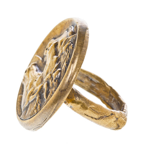 Horse Coin Ring