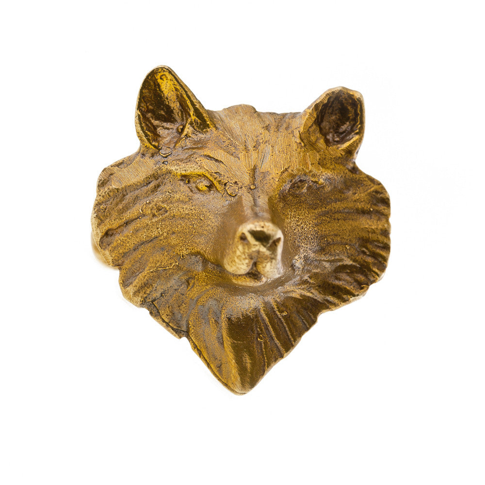 Fox Face Ring
