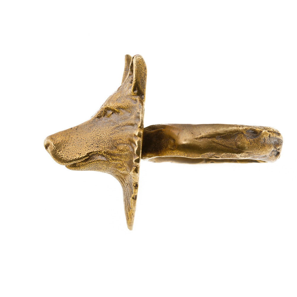 Fox Face Ring