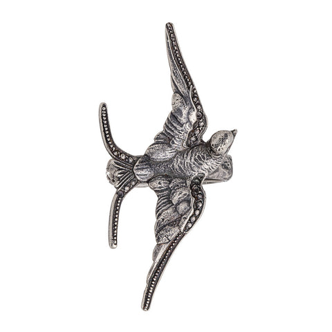 Sterling Swallow Ring