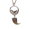 Image of Owl, Moon & Claw Necklace