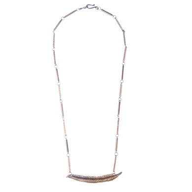 Thin Leaf Necklace