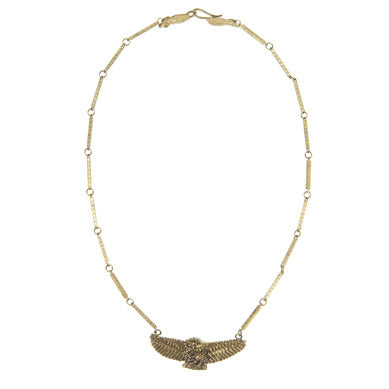 Swooping Owl Necklace
