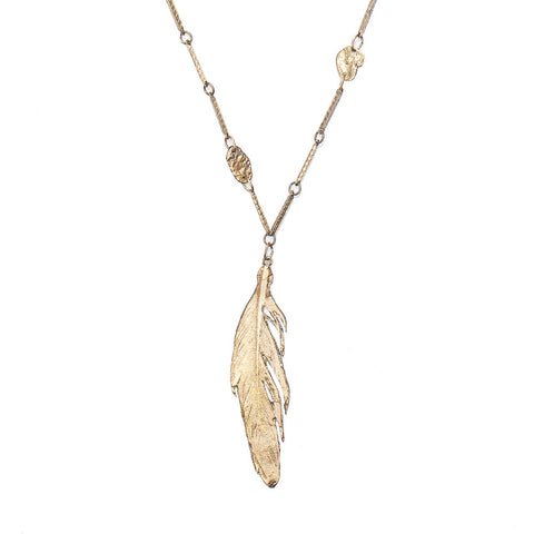 Large Costa Rican Feather Necklace