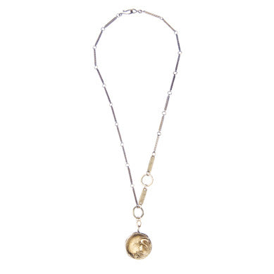 Art Nouveau  Coin Necklace