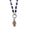 Image of Hamsa Chain & Rosary Necklace