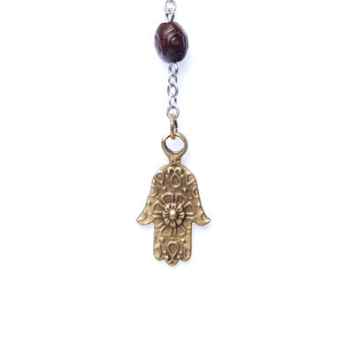 Hamsa Rosary Necklace