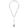 Image of Two Leaf Rosary Necklace