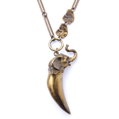 Elephant Tooth Necklace