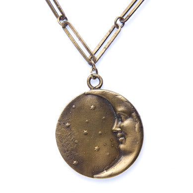 Moon & Stars Coin Necklace
